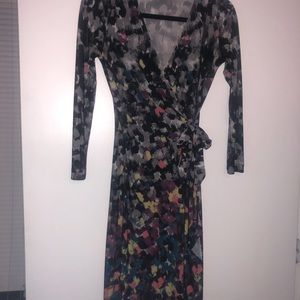 2 BCBG long sleeved wrap dresses